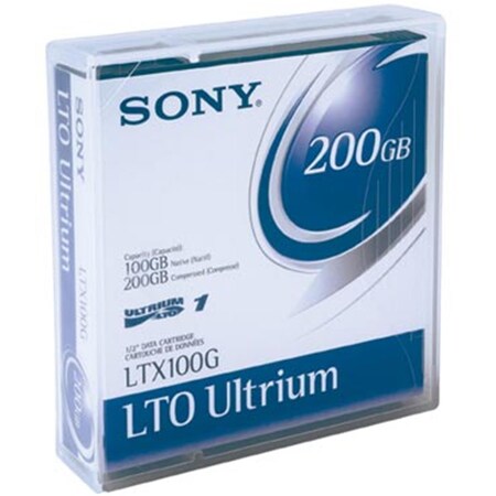 Sony LTO-1 Ultrium 100-200GB Data Cartridge LTX100G